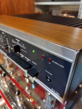 DUAL  CV 120  großer Verstärker 70ger Jahre Rarität  Holzgehäuse TOP Zustand !