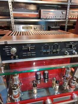 Preview: DUAL CV 62 mit Holzgehäuse und Quadrofonie aus 1976