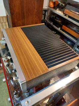 Preview: DUAL CV 62 mit Holzgehäuse und Quadrofonie aus 1976