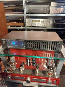 Preview: Technics SH-8044 Equalizer mit Spectrum Analizer 2 x 7 Band Japan 1986