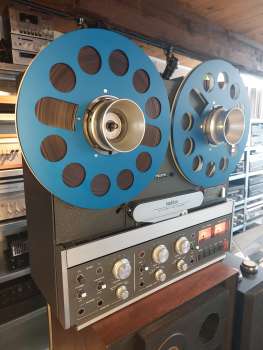 REVOX  B 77  2-Spur Tonband 3-Kopf NAB Alu Kelche und Alu Spulen