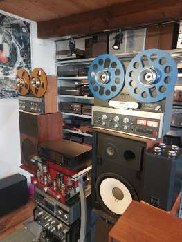 Preview: REVOX  B 77  2-Spur Tonband 3-Kopf NAB Alu Kelche und Alu Spulen