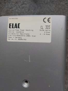 ELAC CL 305 4 Stück High End Lautsprecher mit Ständer Deutschland 1999