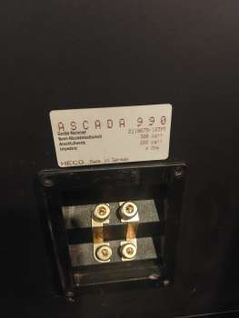 HECO Ascada 990 , die größten der Serie, biamping, 300 Watt, 51 Kilo, 1997