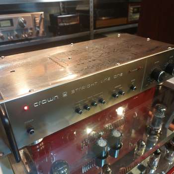 Preview: CROWN (Amcron) Strait Line One Vorverstärker USA 1978 220 Volt