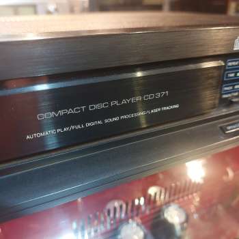 Preview: PHILIPS CD 371 CD Player von 1987 mit TDA 1541 Schwingarmlaufwerk