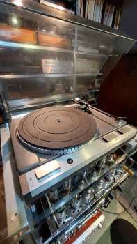 Preview: THORENS TD 115 MK III mit 3-speed 33,45+78 rpm, von 1981 Strobo, Endabschaltung