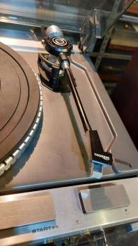 Preview: THORENS TD 115 MK III mit 3-speed 33,45+78 rpm, von 1981 Strobo, Endabschaltung