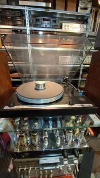 Preview: Thorens TD 318 in schwarz aus 1985 opto Endabschaltung