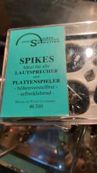 AUDIO SELECTION 6 Spikes Model 40310 höhenverstellbar schwarz