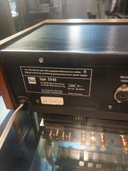 DUAL CV 60 mit Holzgehäuse aus 1974