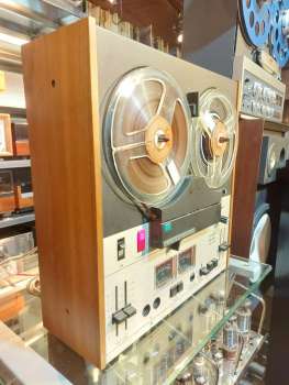 Preview: Tandberg X 3500 Tonbandgerät mit Holzseiten von 1975