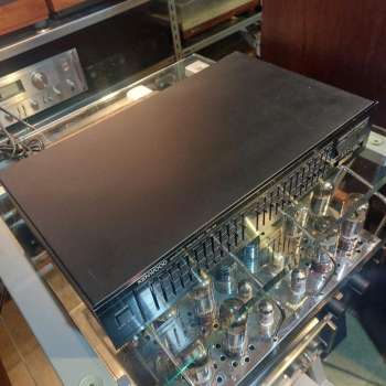 Preview: KENWOOD GE-56 Equalizer 2x12 beleuchtete LED Regler Japan 1987