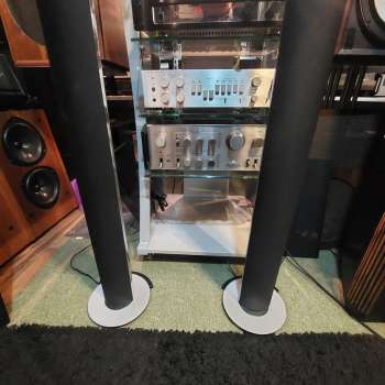 Preview: Bang und Olufsen B&O Beolab 6000 activ Lautsprecher Chrom Säulen