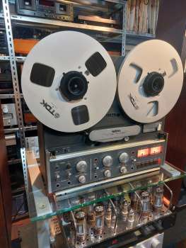 Preview: REVOX  B 77  2-Spur Tonband 3-Kopf  mit AKAI NAB und Alu Spulen