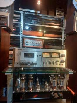 Preview: SONY TC-206 SD Tapedeck Japan 1977 mit Holzseiten
