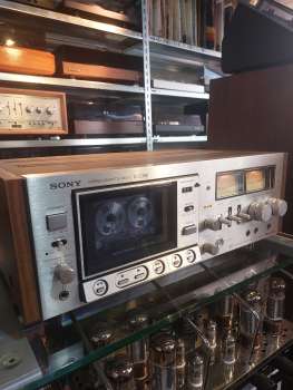 SONY TC-229 SD Tapedeck von  1978 mit Holzseiten Top Zustand