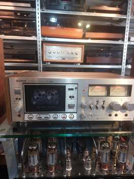 Preview: SONY TC-229 SD Tapedeck von  1978 mit Holzseiten Top Zustand
