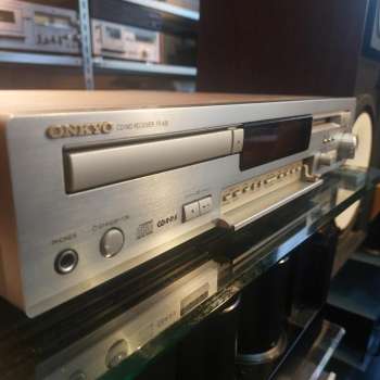 ONKYO FR-435 CD Receiver mit Mini Disc MD champagner mit original Fernbedienung