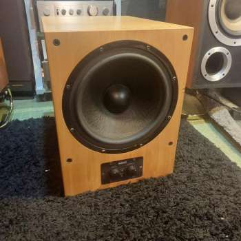 NUBERT AW-900 nuLine mit SM-250 aktiver Bass Subwoofer Buche Gehäuse