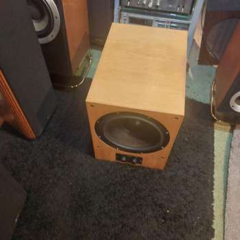 Preview: NUBERT AW-900 nuLine mit SM-250 aktiver Bass Subwoofer Buche Gehäuse