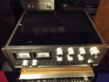 Preview: Accuphase E-202 KENSONIC Verstärker VU-Meter Phono MM+MC Mos fet  70ger Jahre