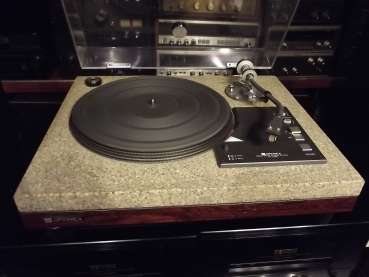 Preview: Optonica RP-3500 Plattenspieler Marmor Stein Holz Rarität 70ger