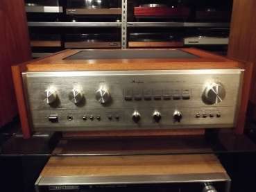 Preview: Accuphase E-205 Verstärker Phono MM+MC Mos fet im woodcase