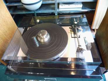 Preview: Thorens TD 160 Holz 70ger Jahre dicke Achse Kultgerät mit Stanton 680S