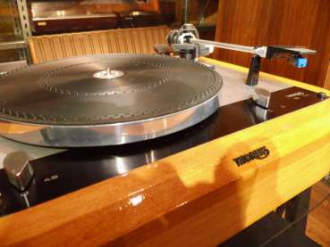 Thorens TD 160 Holz 70ger Jahre dicke Achse Buche Vollholz Stanton 500