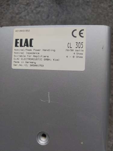 ELAC CL 305 4 Stück High End Lautsprecher mit Ständer Deutschland 1999