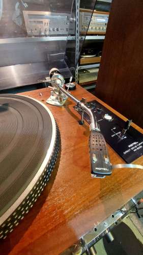 ROTEL RP-3000 Direct drive Echtholz 70ger Jahre