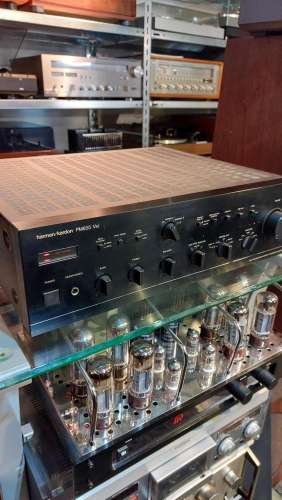 Harman Kardon hk 655 Vxi Verstärker in schwarz  Phono MM+MC