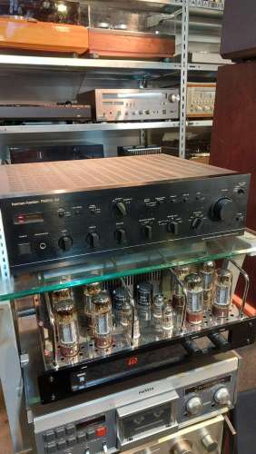 Harman Kardon hk 655 Vxi Verstärker in schwarz  Phono MM+MC