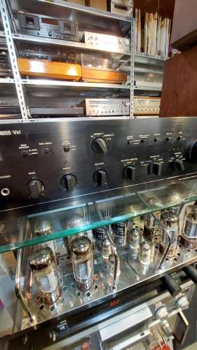 Harman Kardon hk 655 Vxi Verstärker in schwarz  Phono MM+MC