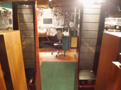 Martin Logan Sequel II German DG-Version Elektrostaten weinrot USA 1989