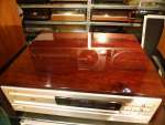 DENON DCD-3520 EX in champagner silber mit Klavierlack Holz